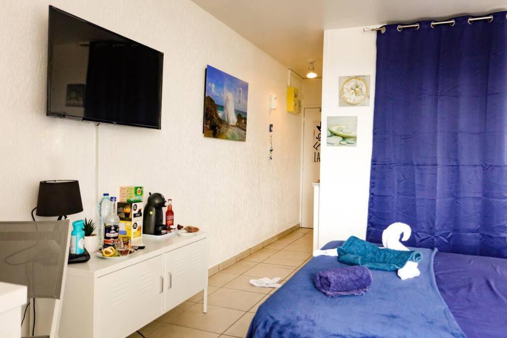 Paradis Studio & Plage A 1 Min Le Gosier  Exteriör bild