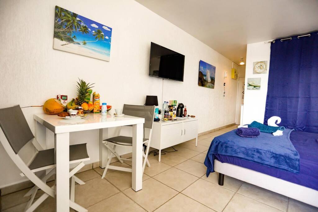 Paradis Studio & Plage A 1 Min Le Gosier  Exteriör bild